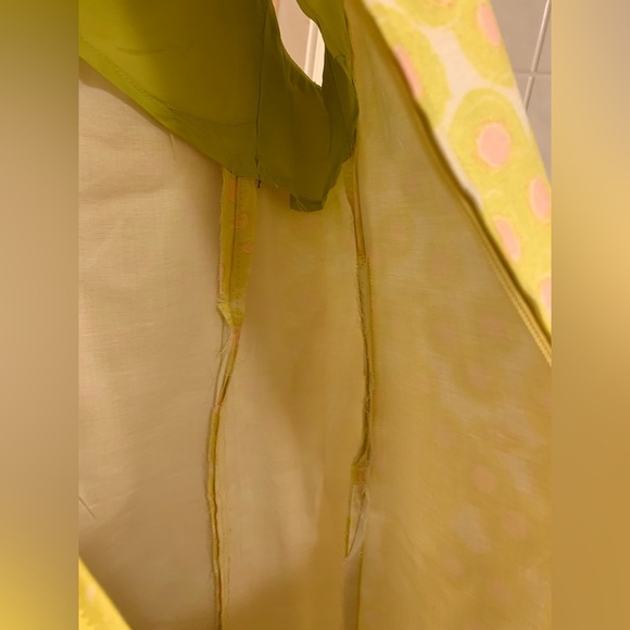 Source Unknown Yellow Sheath Maxi Dress Crew Neck Sleeveless - Picture 8 of 13